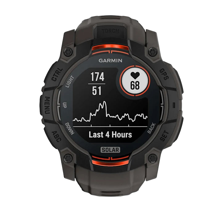 Instinct 3 Solar Black Bezel With Black Band Smartwatch