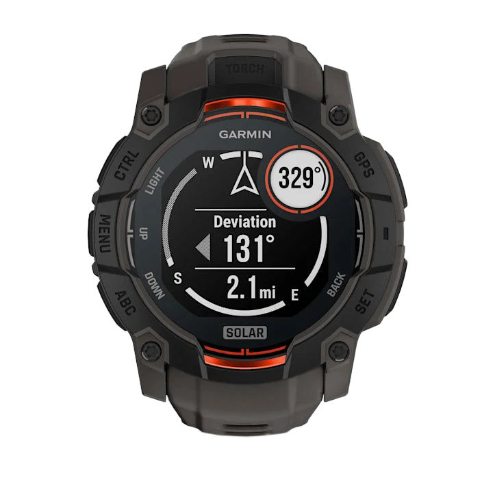 Instinct 3 Solar Black Bezel With Black Band Smartwatch