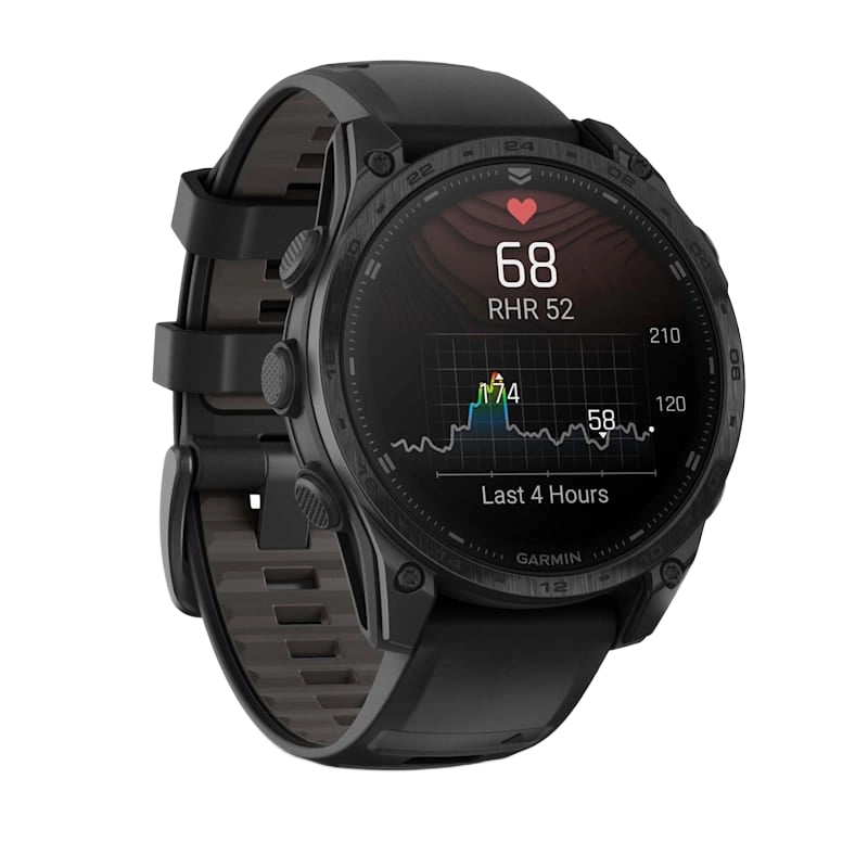 Tactix 8 Amoled Black Pebble Grey Silicone Band 47 Mm