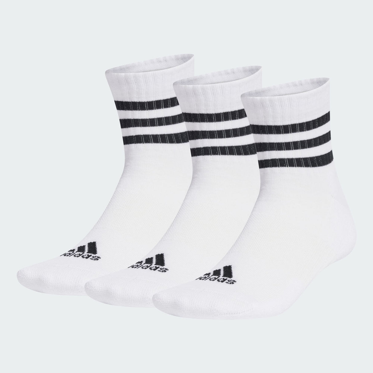 3-Stripes Cushioned Sportswear Low-Cut Socks 3 Pairs