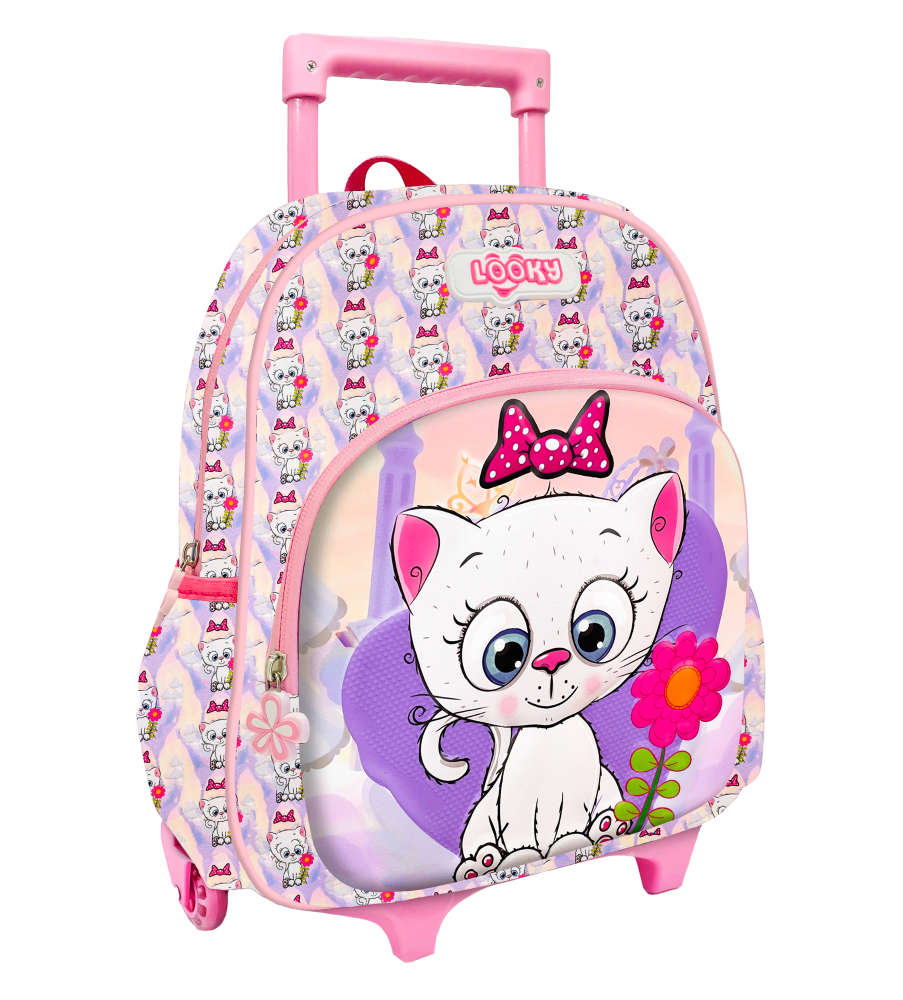 Backpack 12" 2Zips 3D Design Girls Design