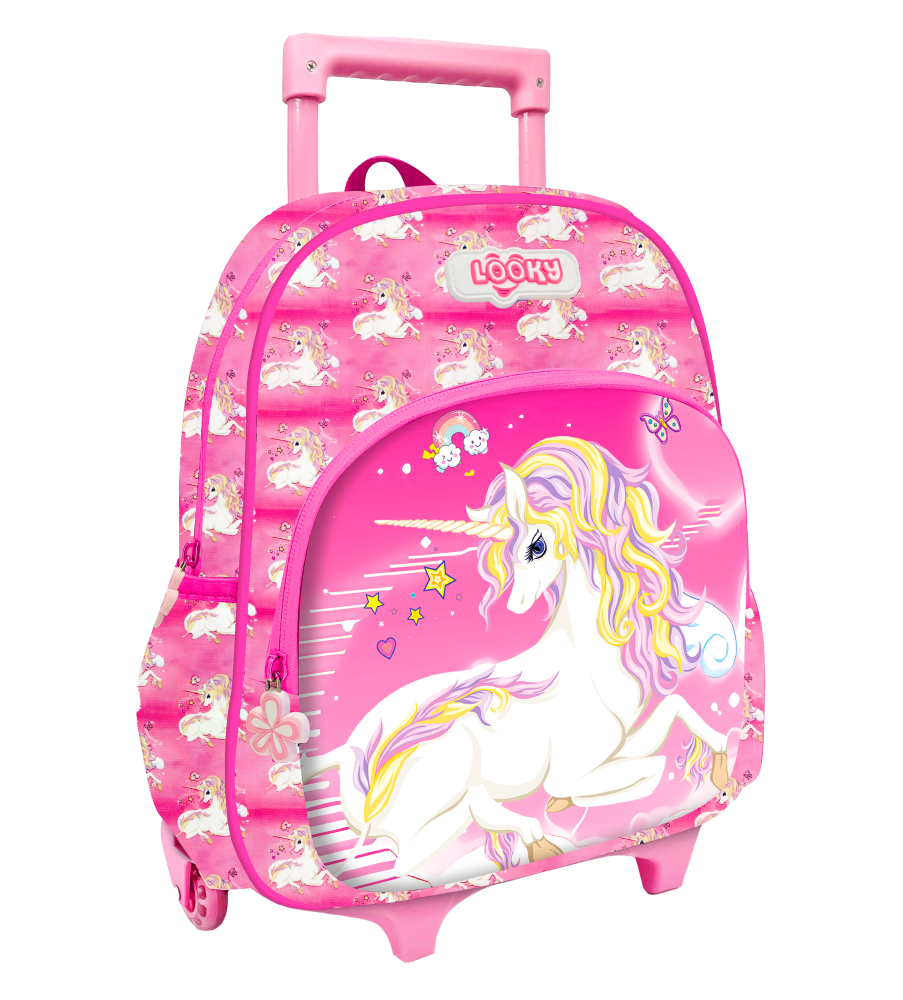 Backpack 12" 1Pocket 3D Design Girl