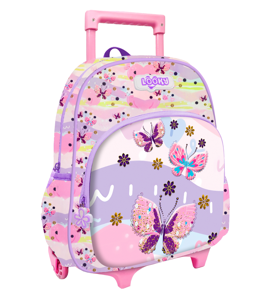 Backpack 12" 2Zips 3D Design Girls Design