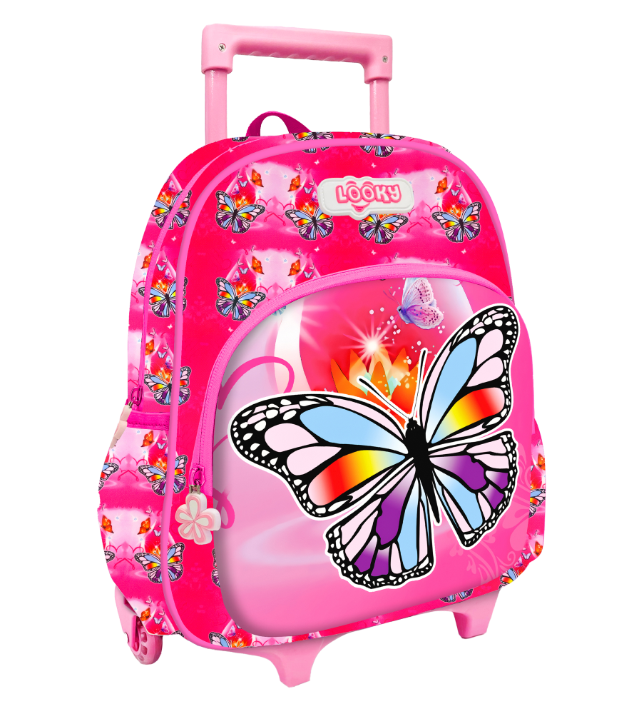 Backpack 12" 2Zips 3D Design Girls Design