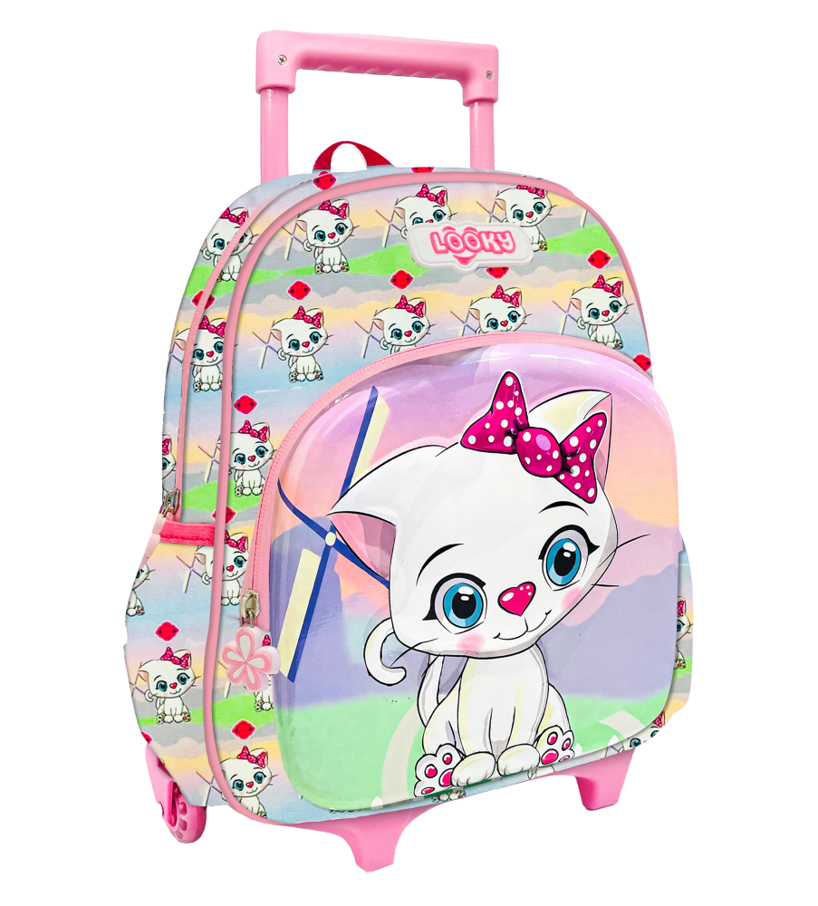 Backpack 12" 2Zips 3D Design Girls Design