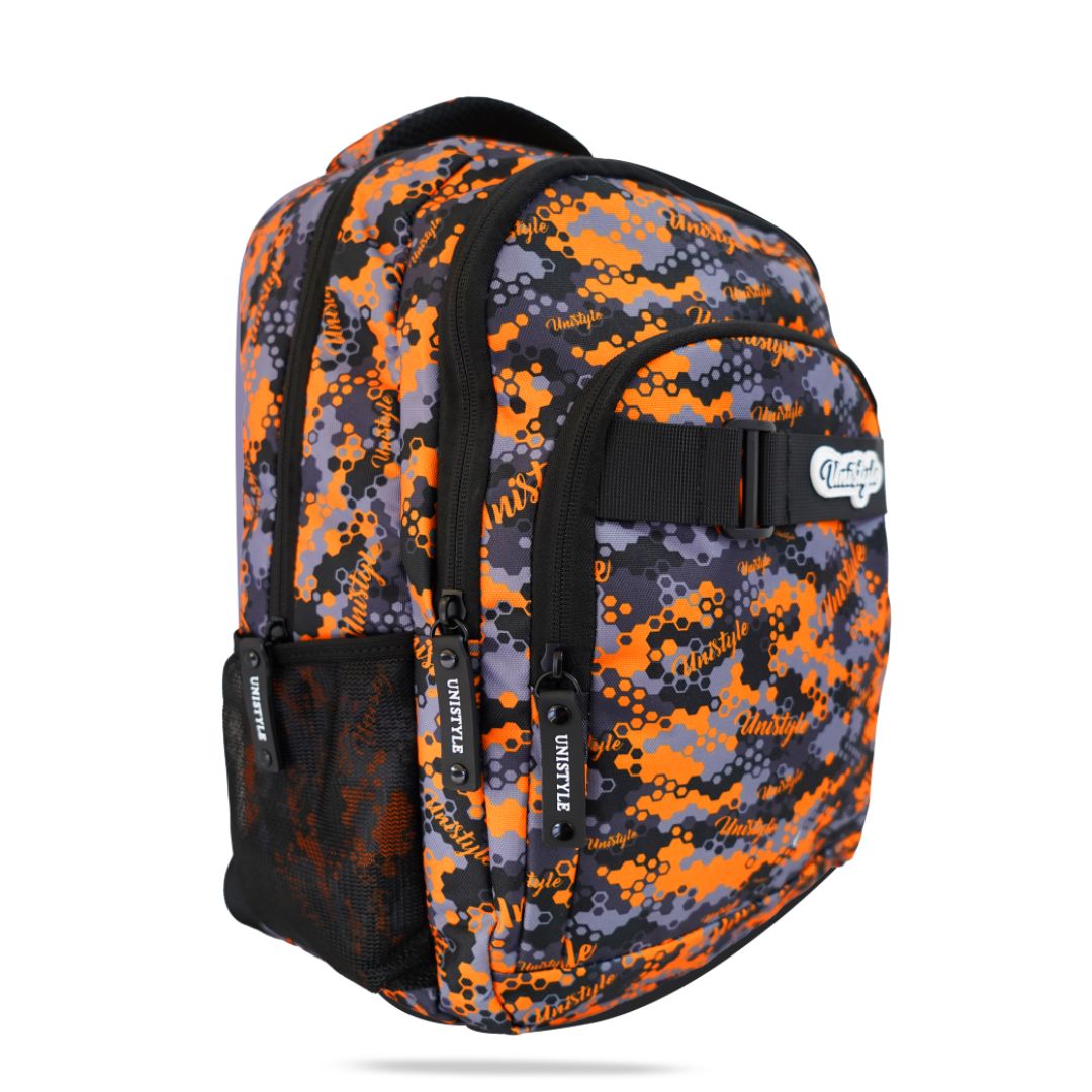 Backpack 17'' 3Zips Boys Unistyle + Key Ring