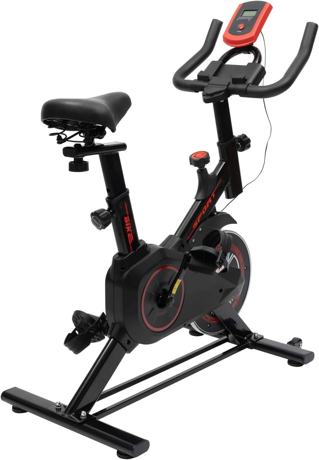 Red Stationary Exercise Bike