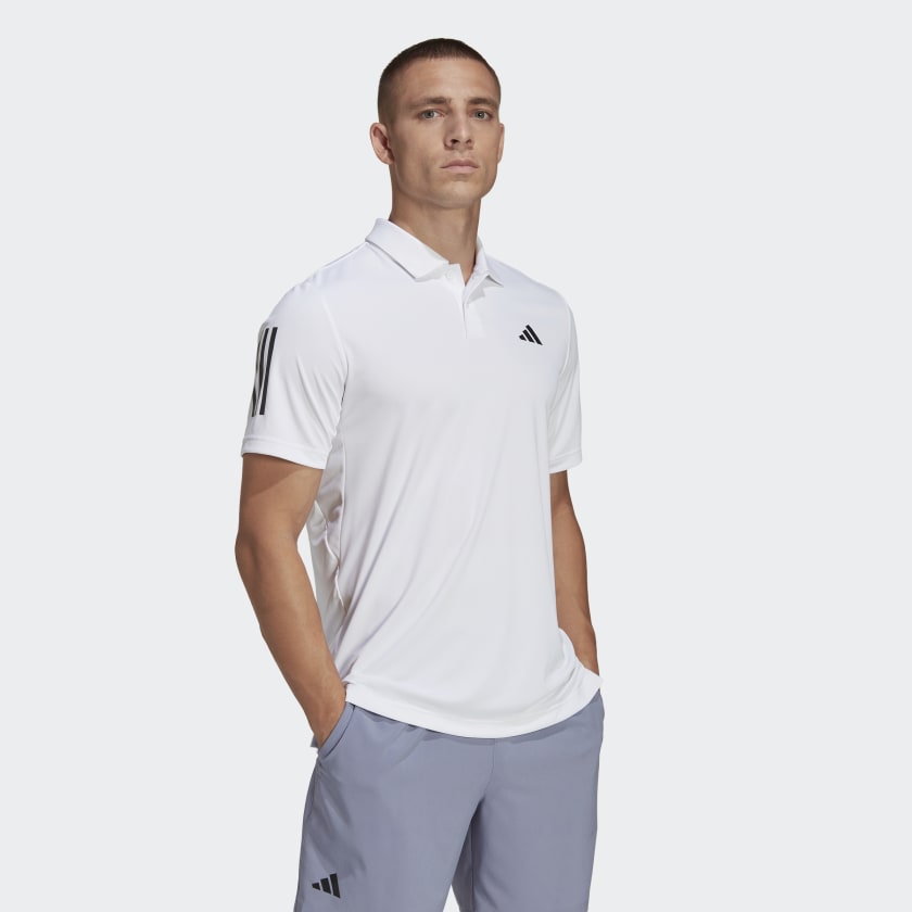 Club 3-Stripes Tennis Polo Shirt