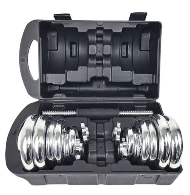 مجموعة دمبل كروم 20 كجم