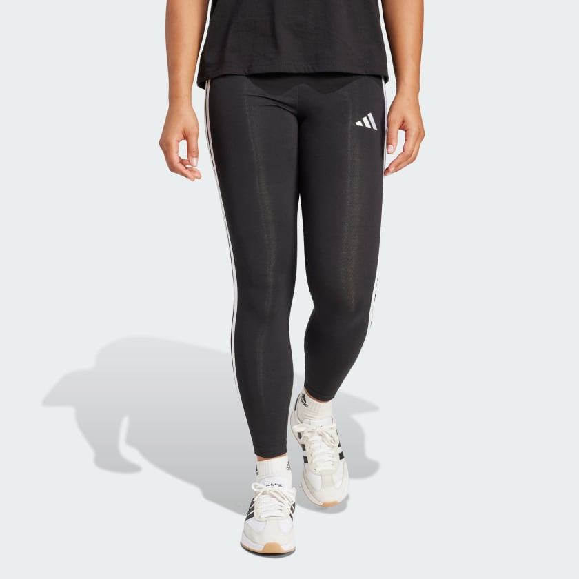 Essentials 3-Stripes Cotton Leggings