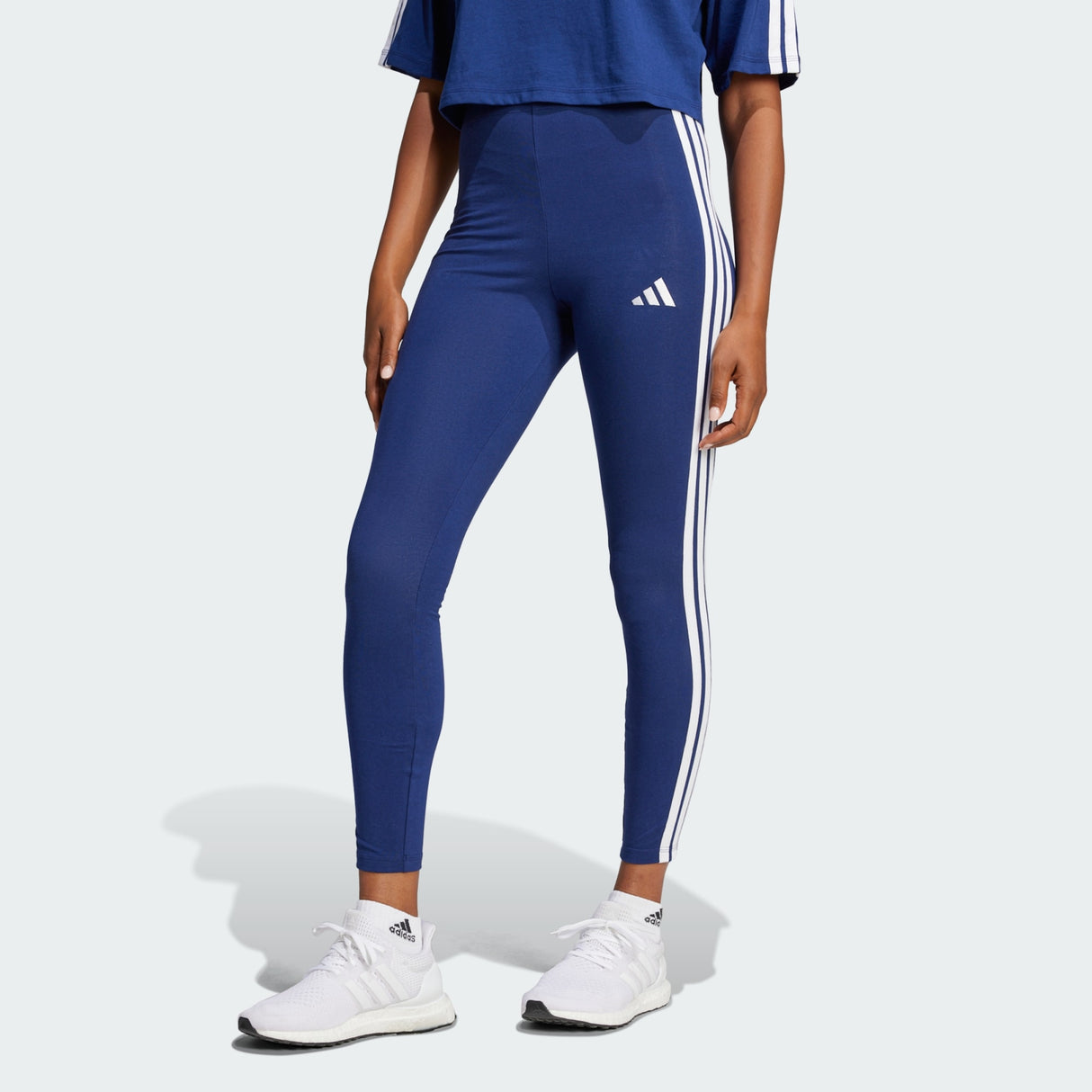Essentials 3-Stripes Cotton Leggings