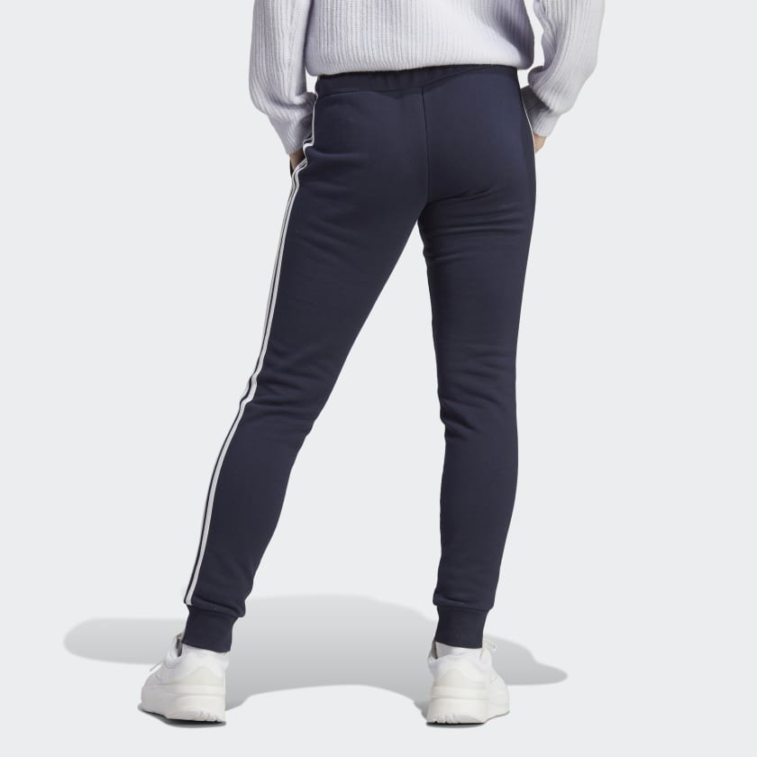 Essentials 3-Stripes French Terry Cuffed Joggers