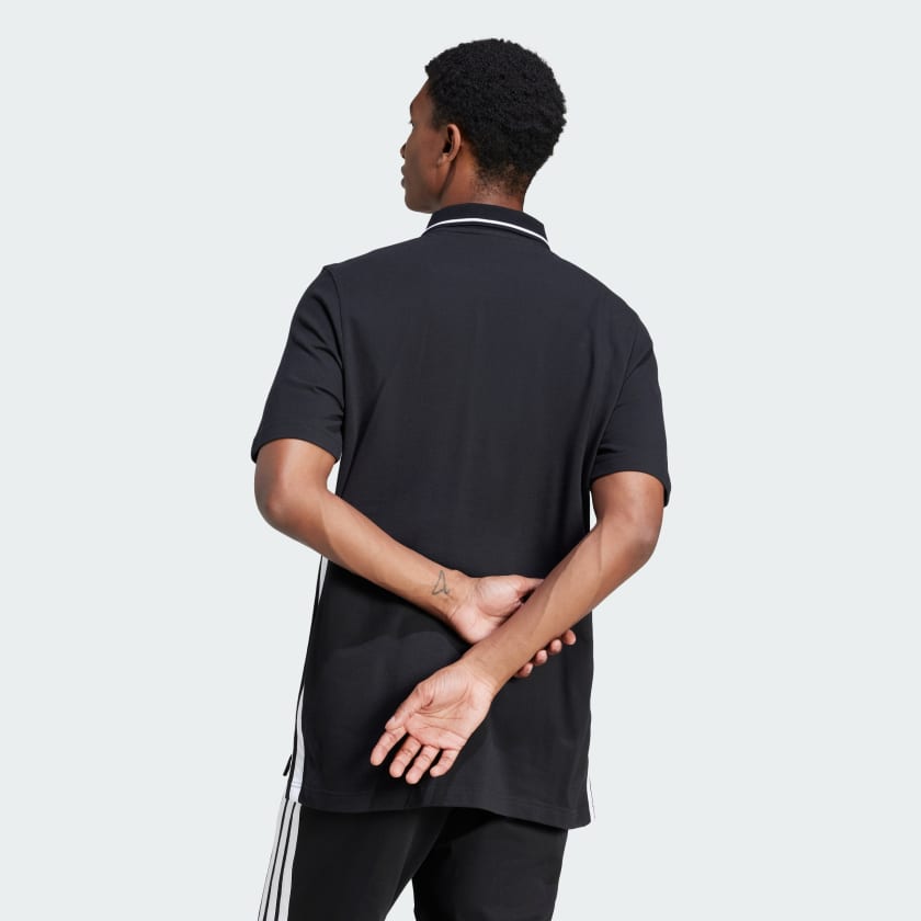 Essentials 3-Stripes Piqué Polo Shirt