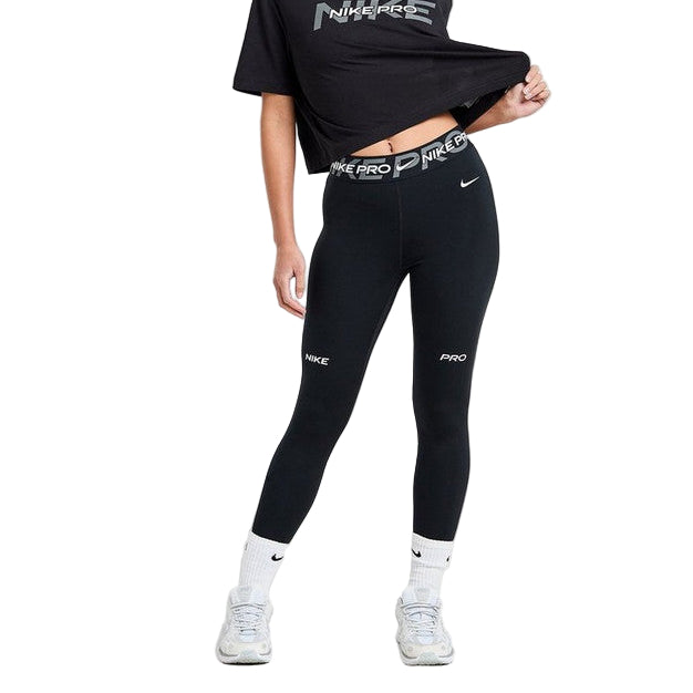 Nike Pro Women'S Mid-Rise 7/8 Graphic Leggings