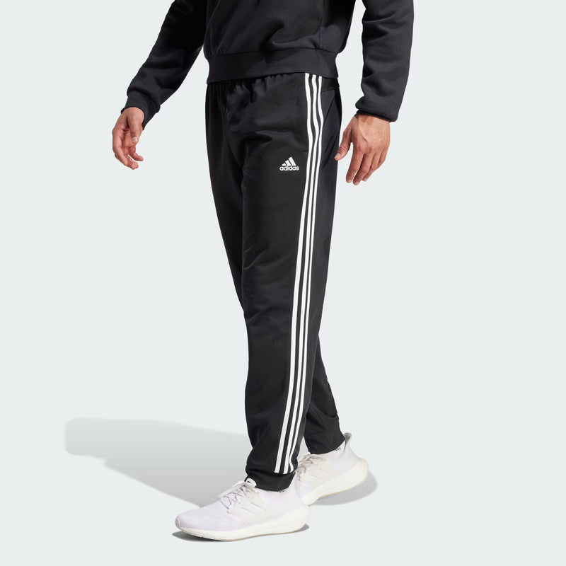 Essentials Warm-Up Tapered 3-Stripes Track Tracksuit Bottoms
