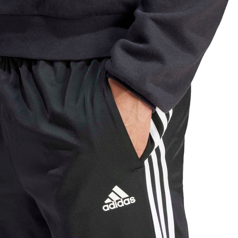 Essentials Warm-Up Tapered 3-Stripes Track Tracksuit Bottoms