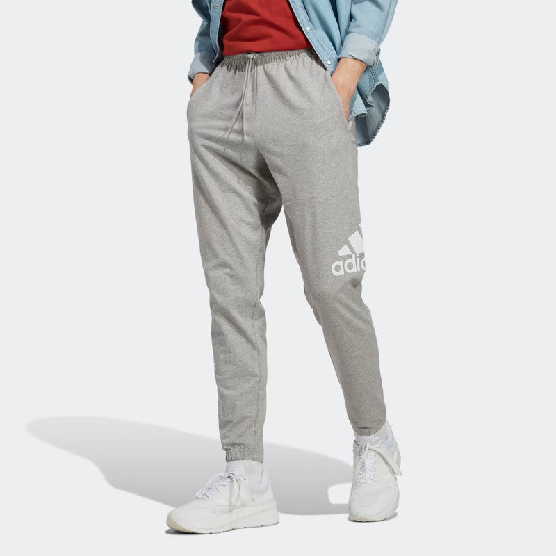 Essentials Single Jersey Tapered Badge Of Sport Joggers