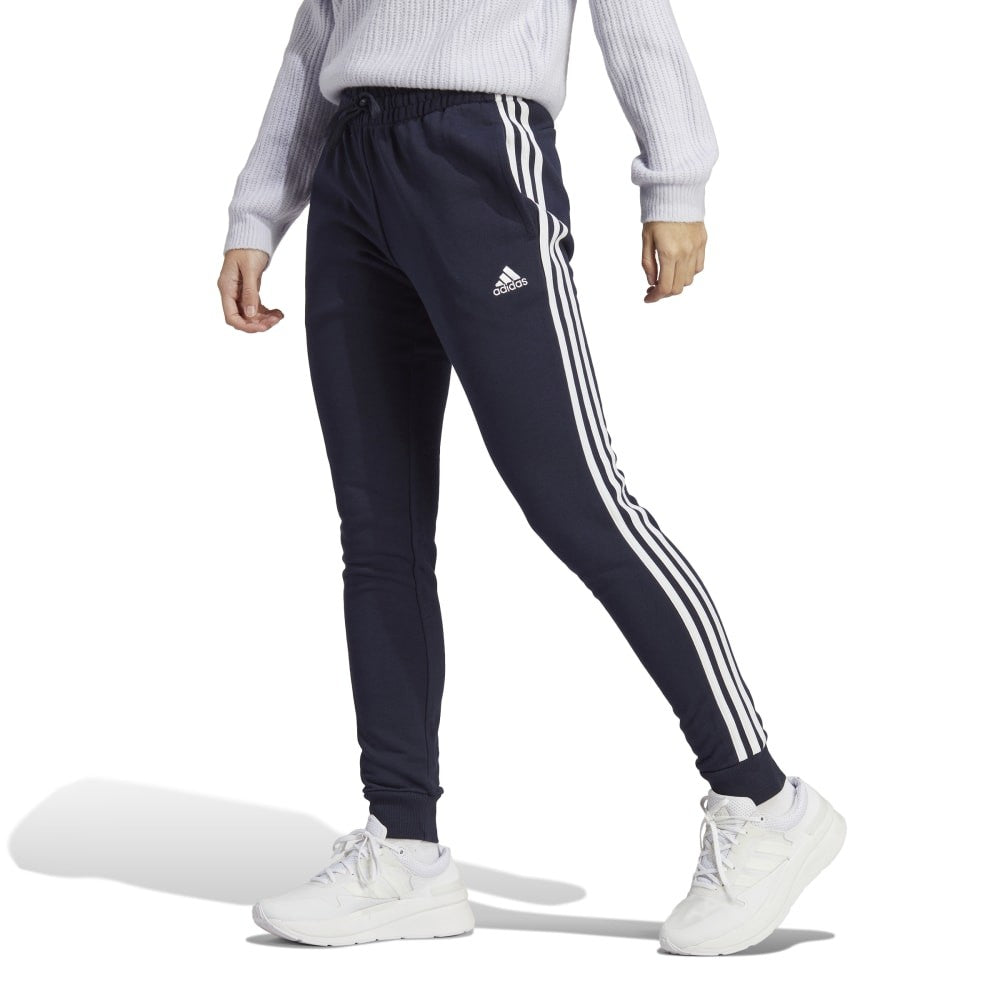 Essentials 3-Stripes French Terry Cuffed Joggers
