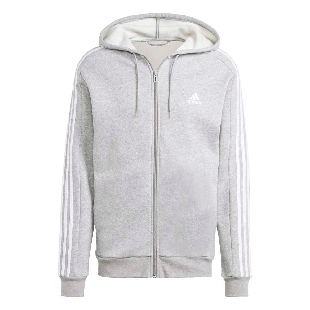 Essentials Fleece 3-Stripes Full-Zip Hoodie