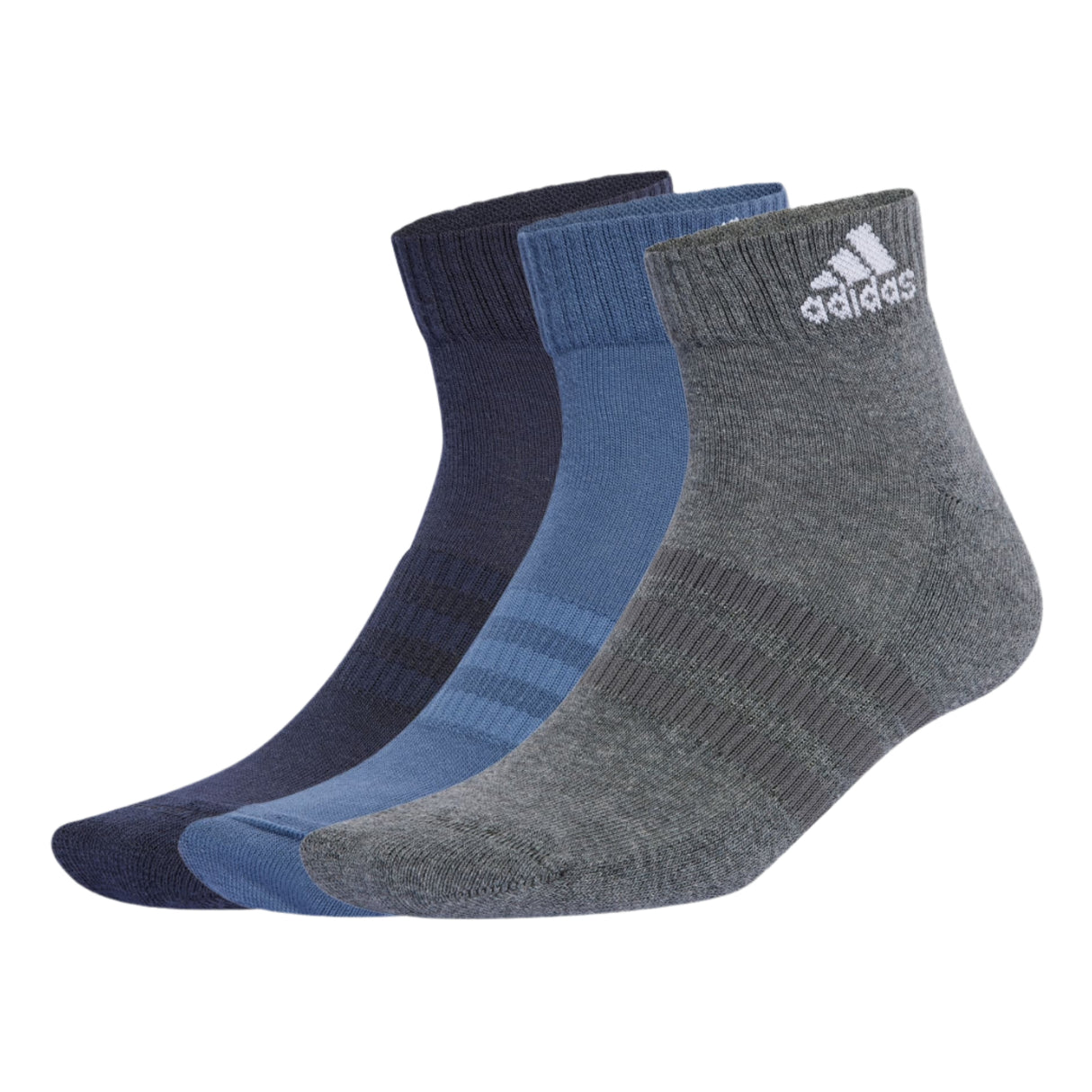 Cushioned Sportswear Ankle Socks 3 Pairs