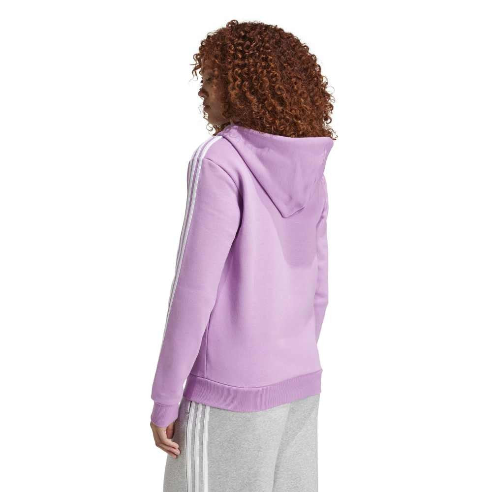 Essentials 3-Stripes Full-Zip Fleece Hoodie