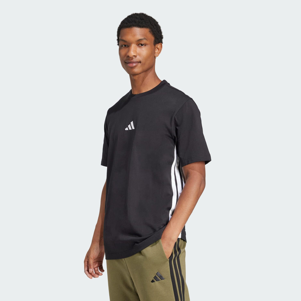 Essentials 3-Stripes Single Jersey T-Shirt