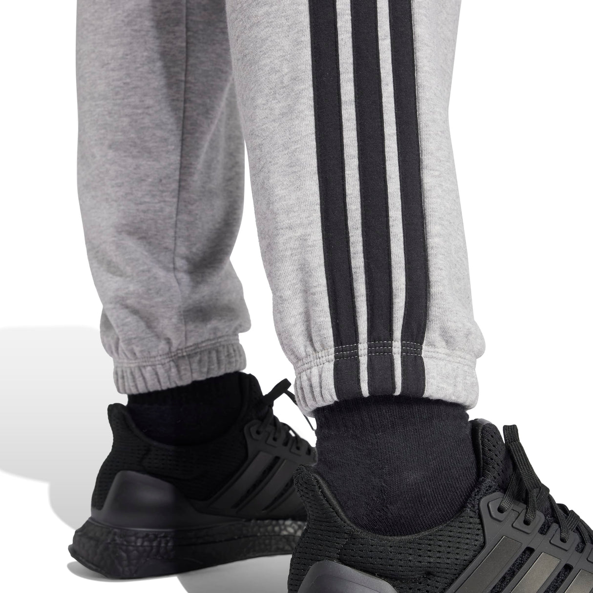 Essentials 3-Stripes French Terry Cuffed Joggers