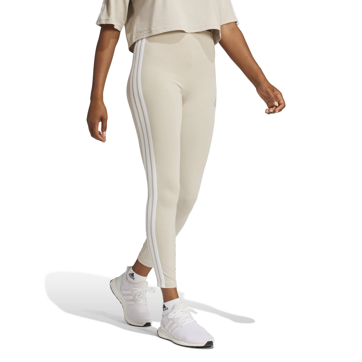 Essentials 3-Stripes Cotton Leggings