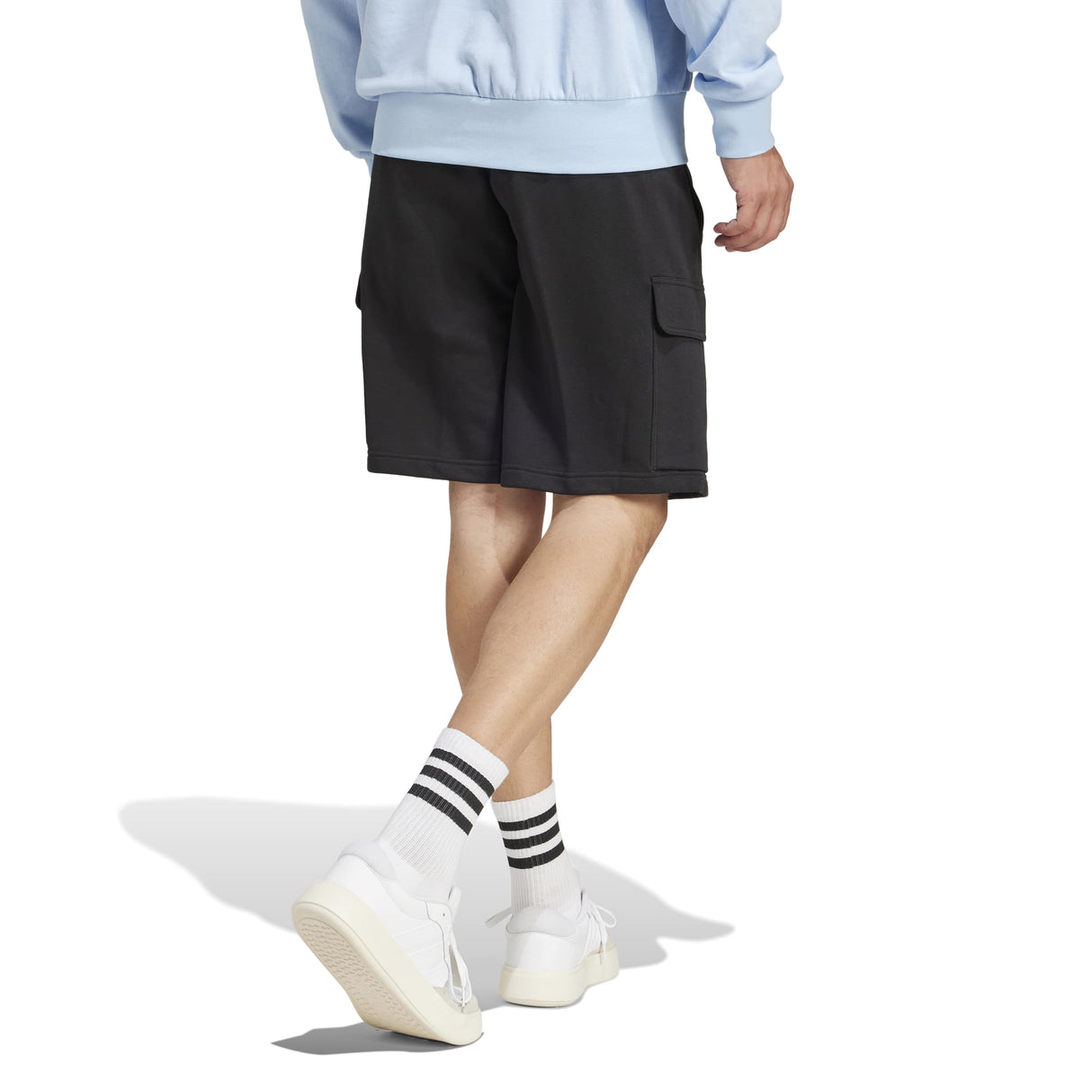 Essentials Feel Cozy Fleece Cargo Shorts