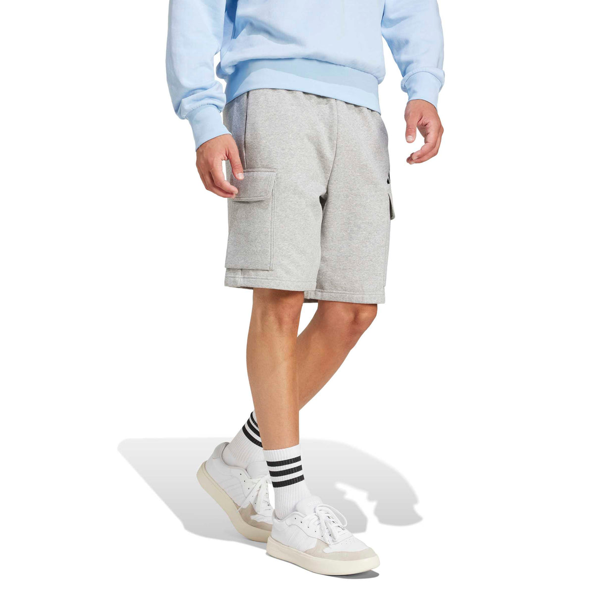 Essentials Feel Cozy Fleece Cargo Shorts
