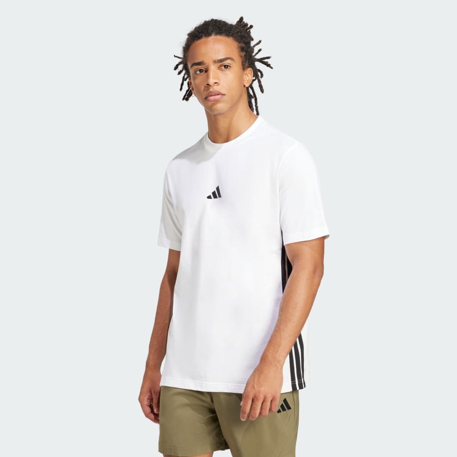 Essentials 3-Stripes Single Jersey T-Shirt