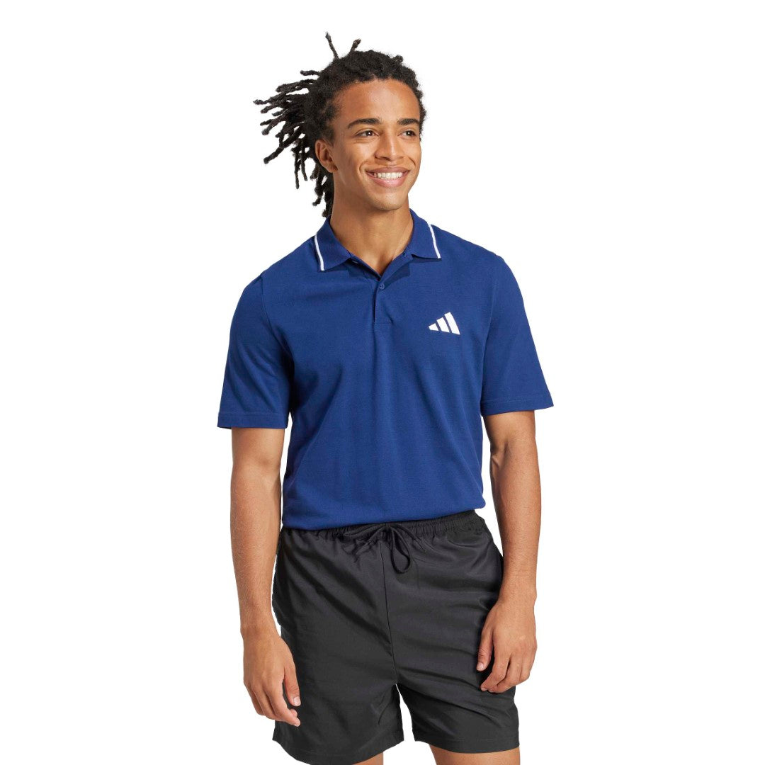 Essentials Small Logo Piqué Polo T-shirt