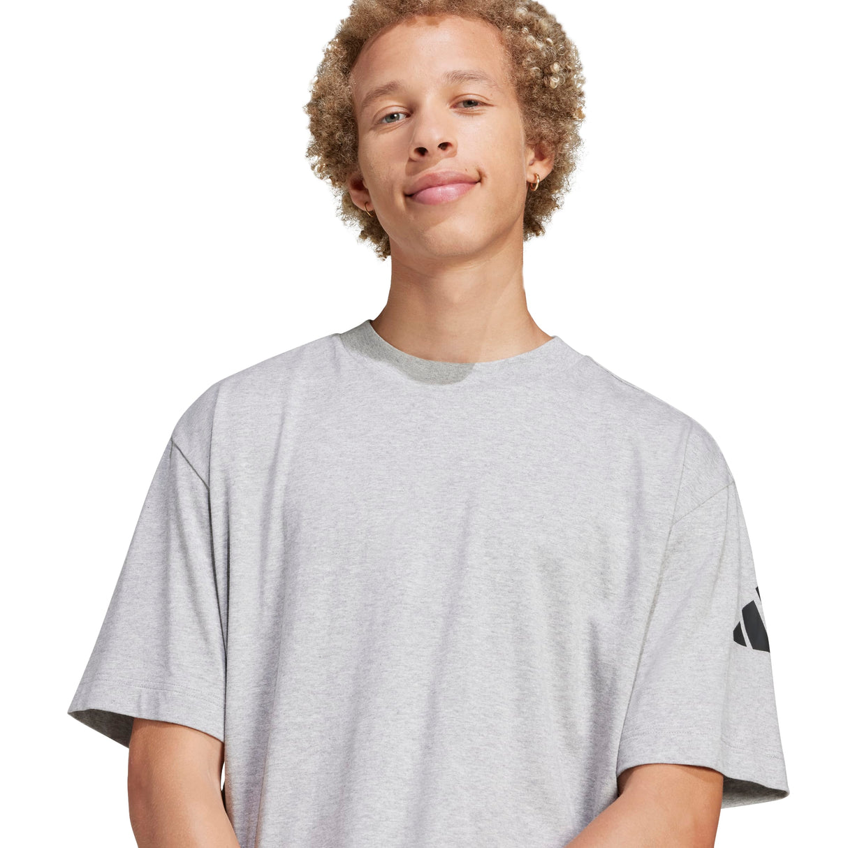 Essentials Loose Fit 3 Bar Logo T-Shirt
