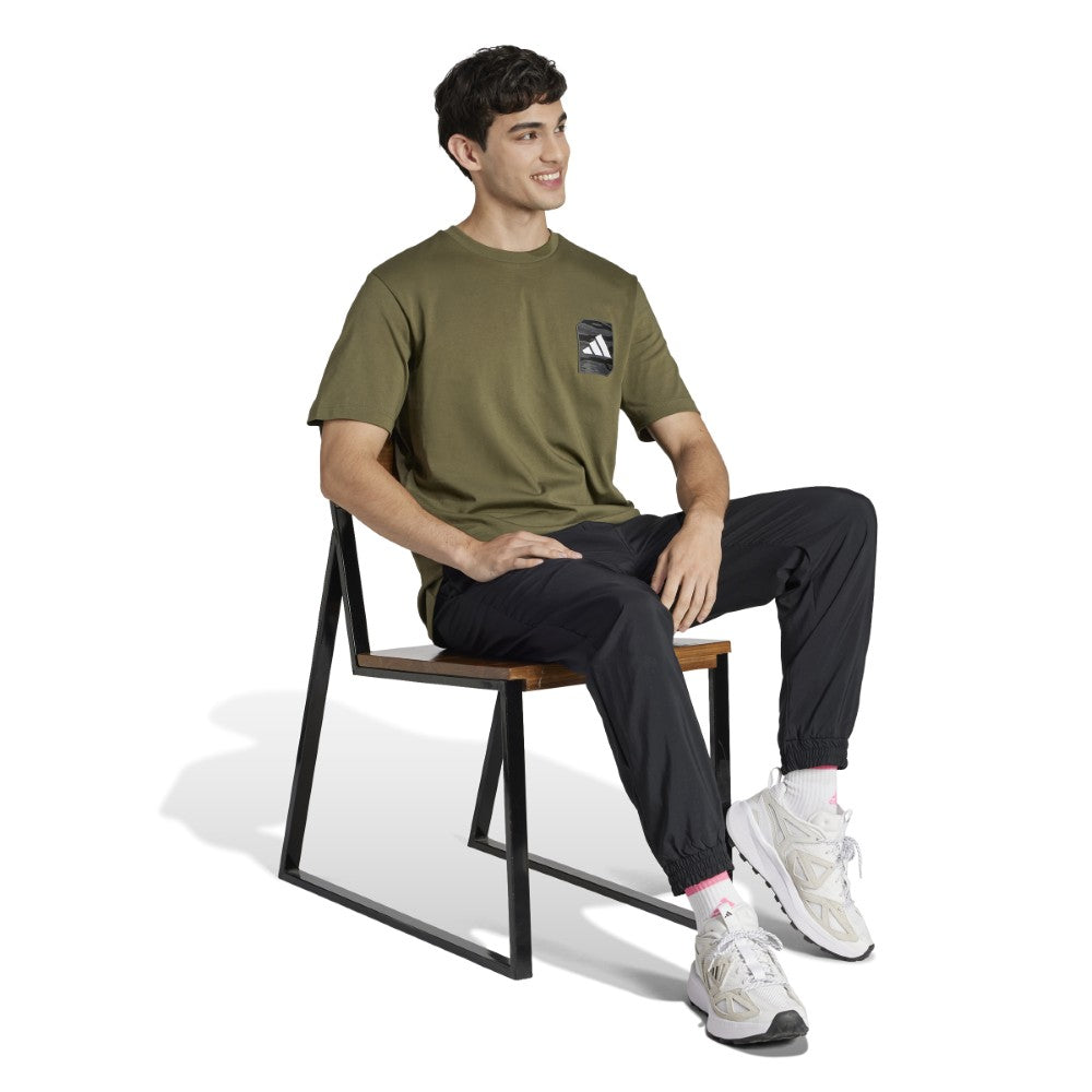 Camo Woven Graphic Tee