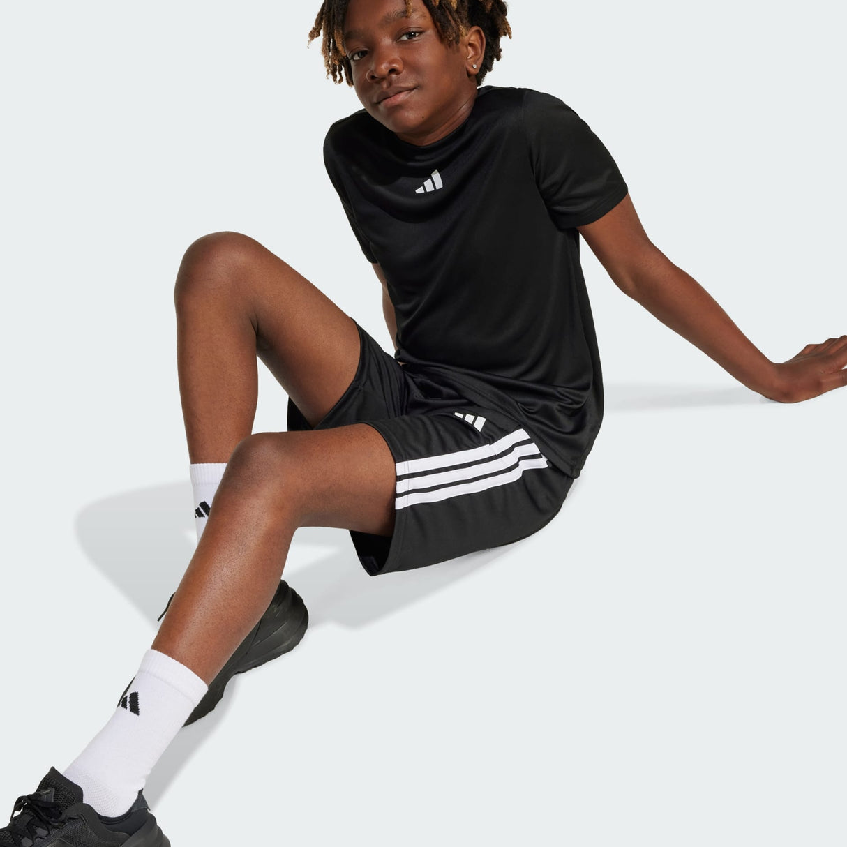 Train Essentials 3-Stripes Tee Set Kids