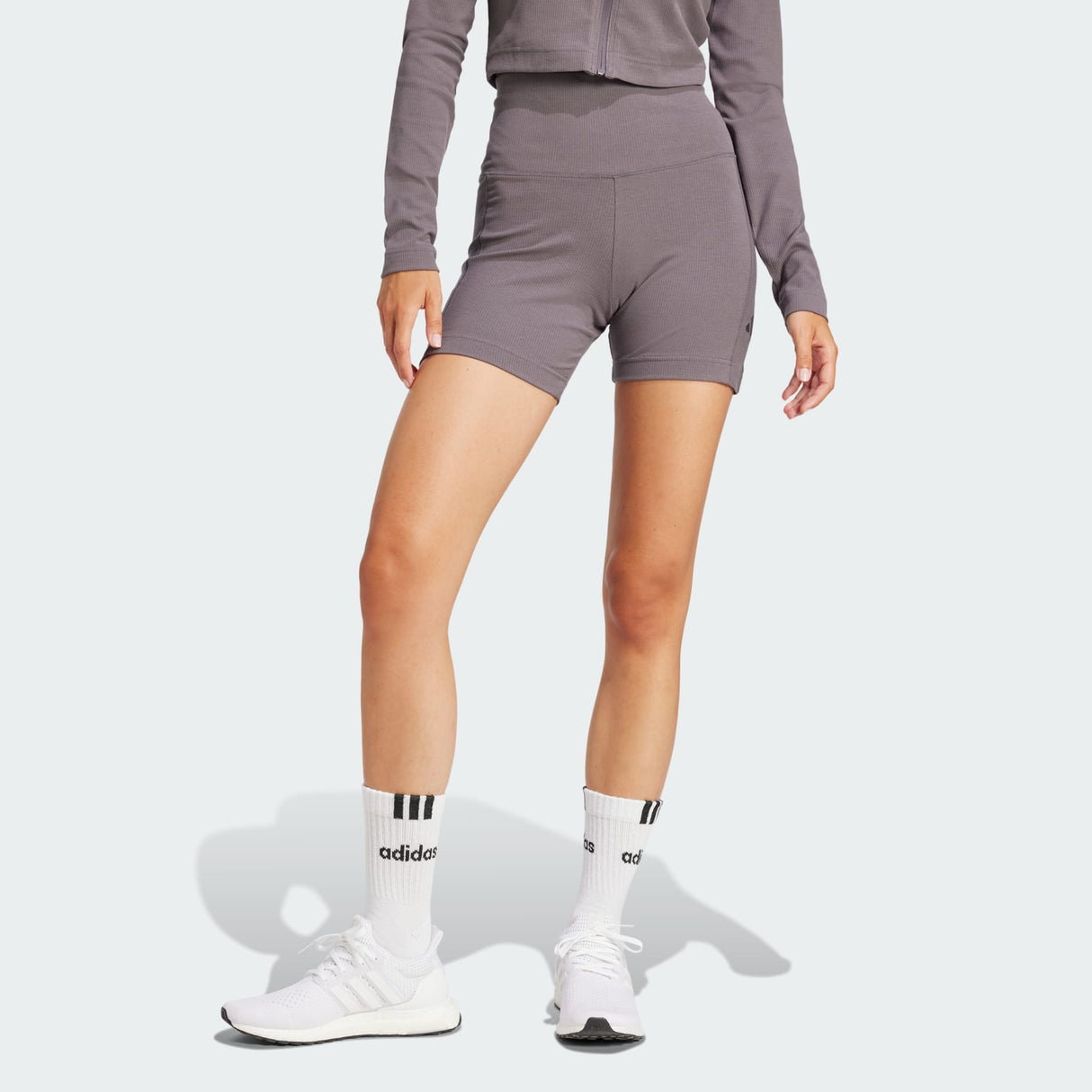 All Szn Rib High-Waist Bike Shorts