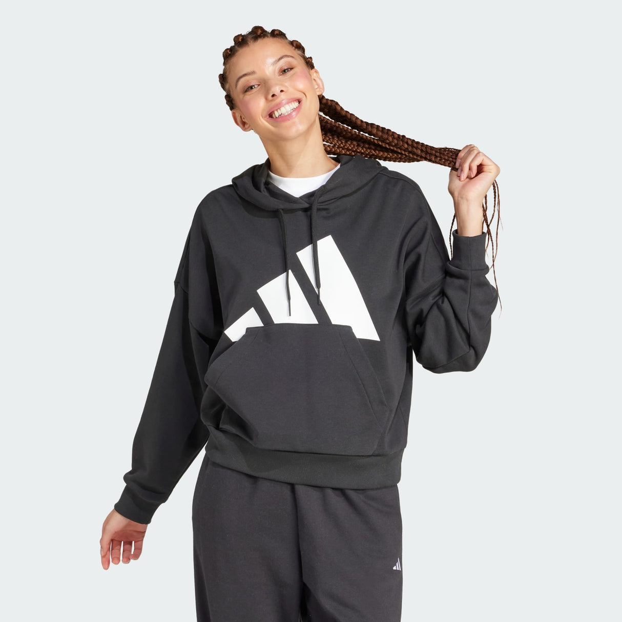 Essentials Big Logo French Terry Loose Hoodie