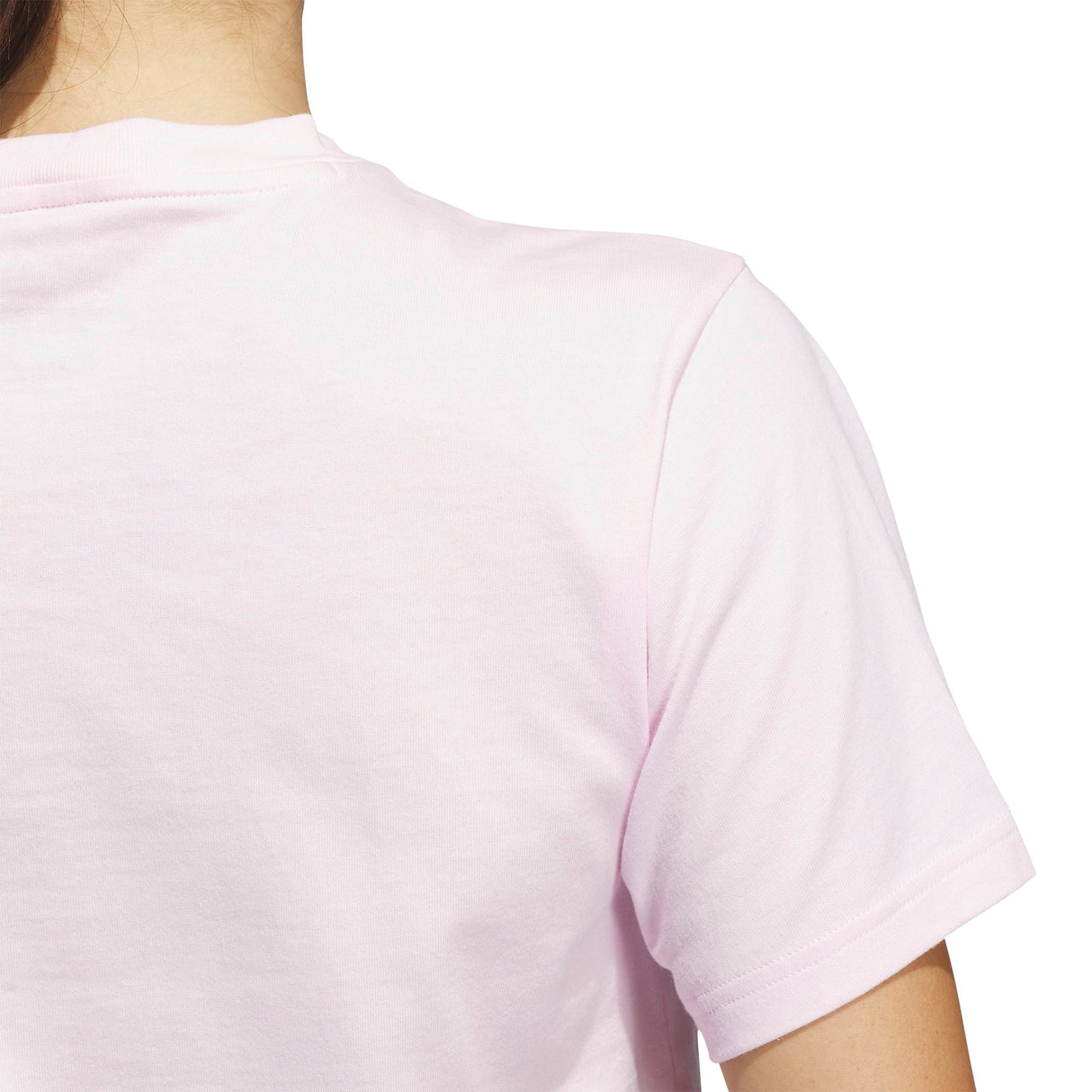 TEXTURED GINGHAM BIG LOGO GRAPHIC T-SHIRT