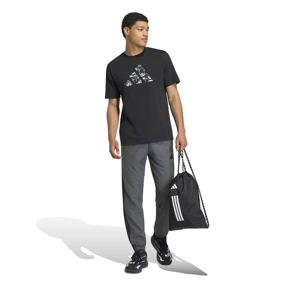 Panda Chill Camo Graphic T-Shirt