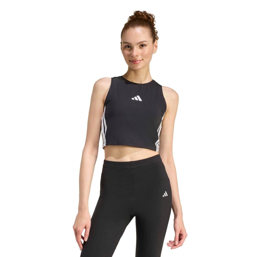 ESSENTIALS 3-STRIPES PADDED TANK