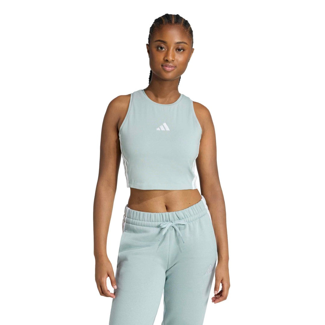 ESSENTIALS 3-STRIPES PADDED TANK