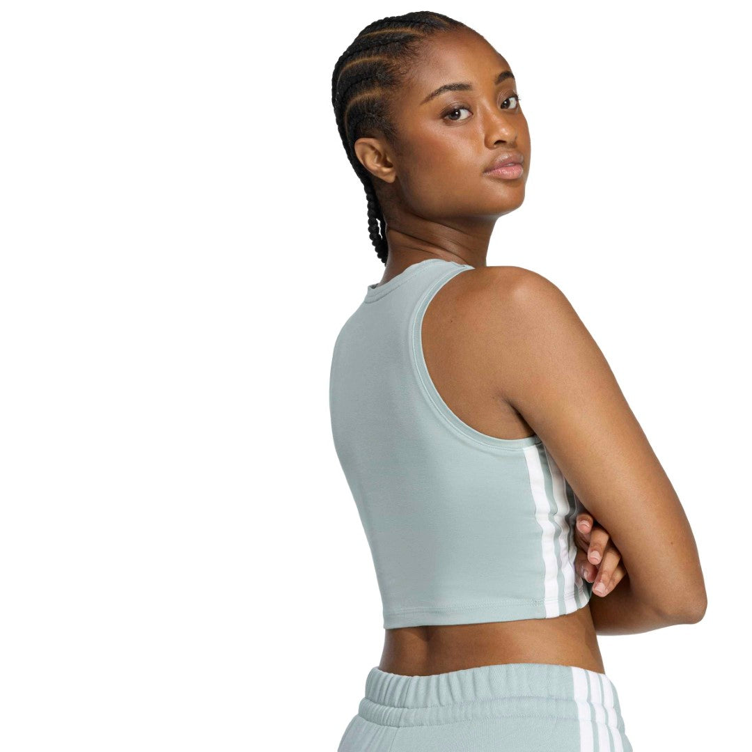 ESSENTIALS 3-STRIPES PADDED TANK