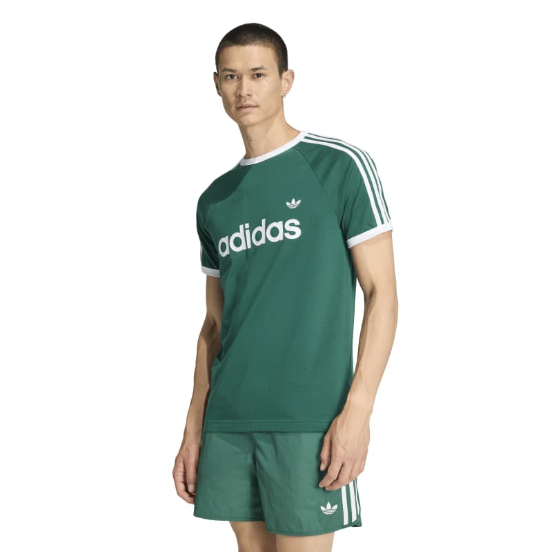 3-Stripes Slim Ringer T-Shirt