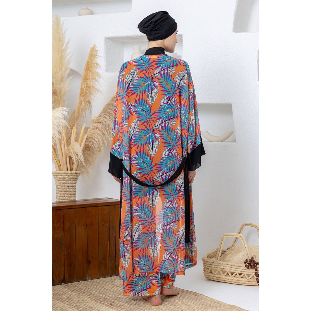 Sermey Lycra Long Sleeve Hijab Set – Black