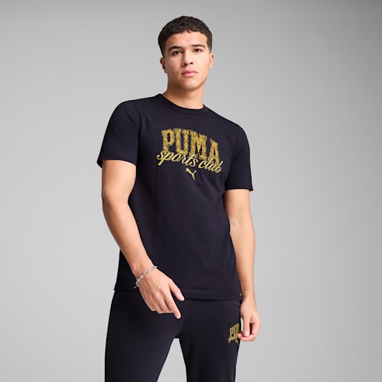 تي شيرت PUMA CLASS Graphic T، أزرق داكن جديد