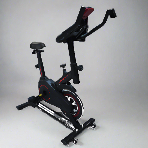 Red Stationary Exercise Bike