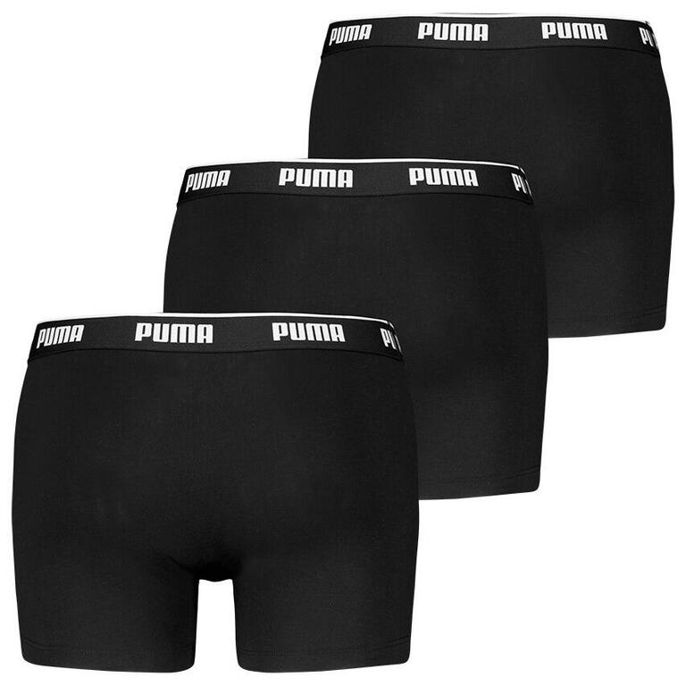 Puma Men Everyday Basic Boxers 3P Black / Black