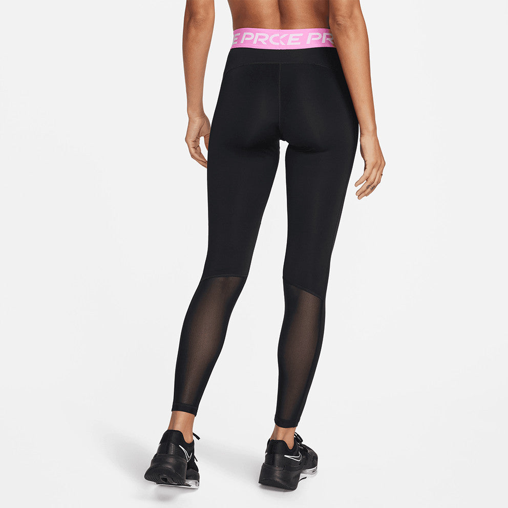 Pro Mid-Rise Mesh-Paneled Leggings