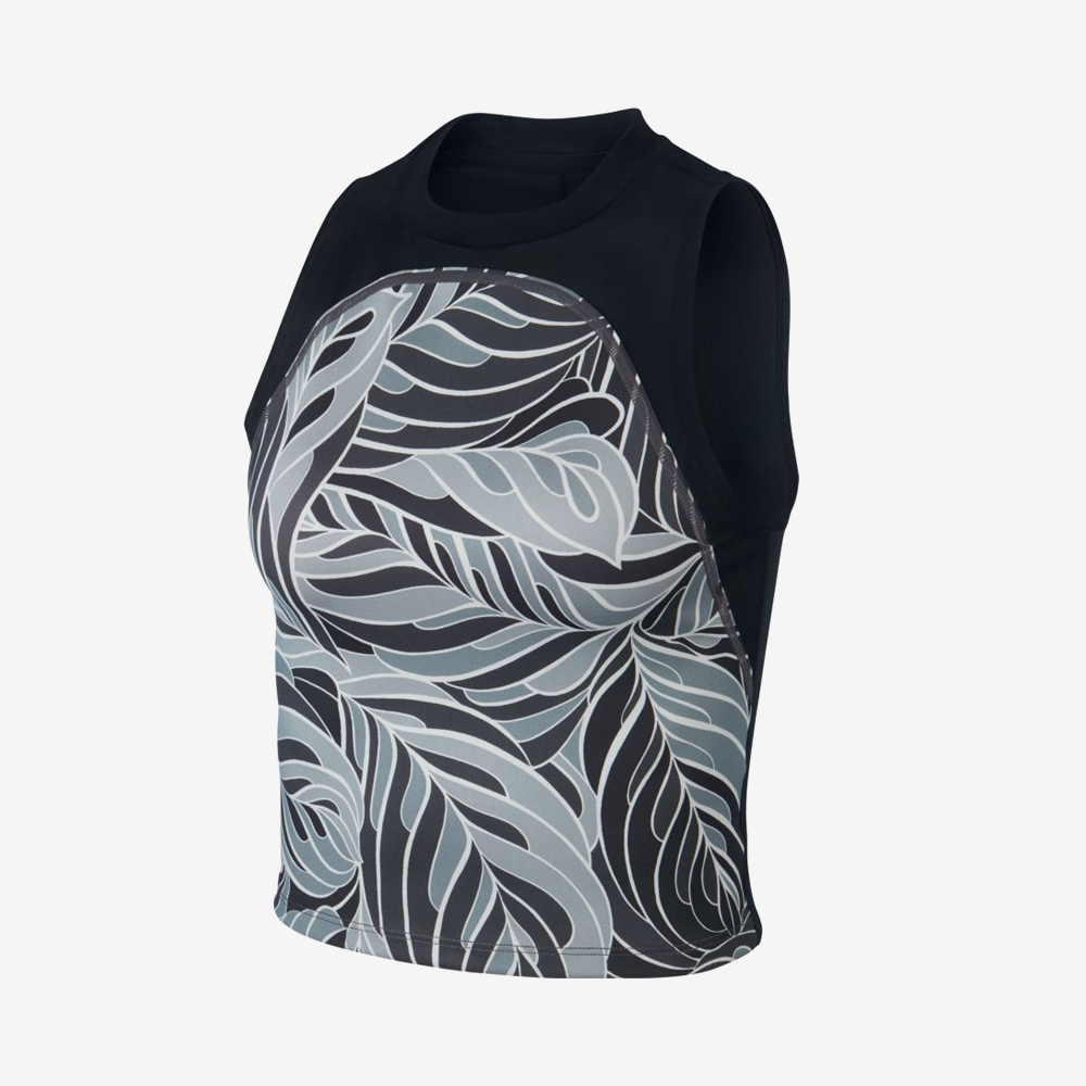 W Nk Printed Tank Psycdlc Palm