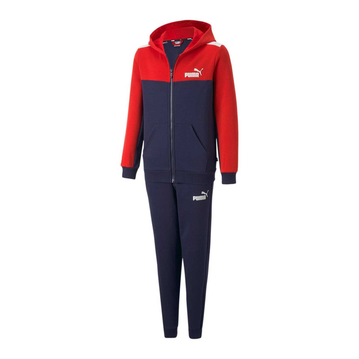 Ess+ Block Hooded Suit Fl B Hi